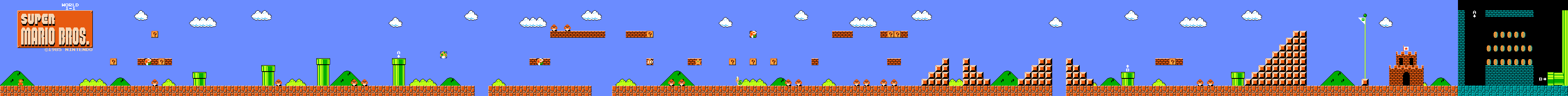 Mapa Super Mario Bros 1
